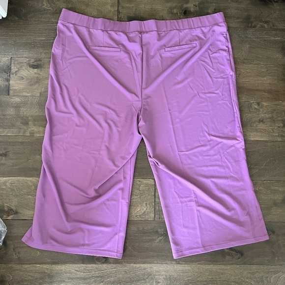 NWOT Isaac Mizrahi LIVE Purple Pants 5X - Picture 8 of 8